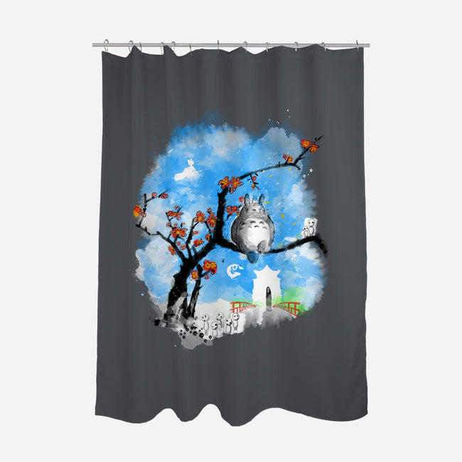 Japan Pop Overload-None-Polyester-Shower Curtain-kharmazero
