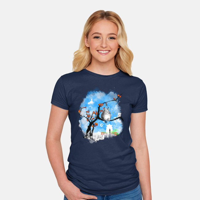Japan Pop Overload-Womens-Fitted-Tee-kharmazero