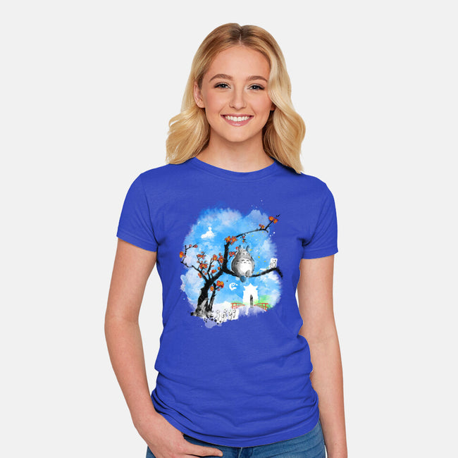 Japan Pop Overload-Womens-Fitted-Tee-kharmazero