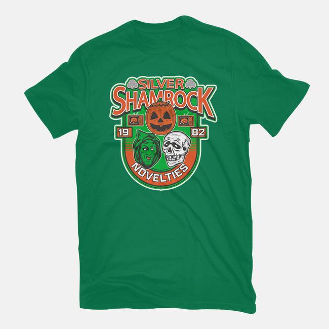 Silver Shamrock-Womens-Fitted-Tee-CarloJ1956