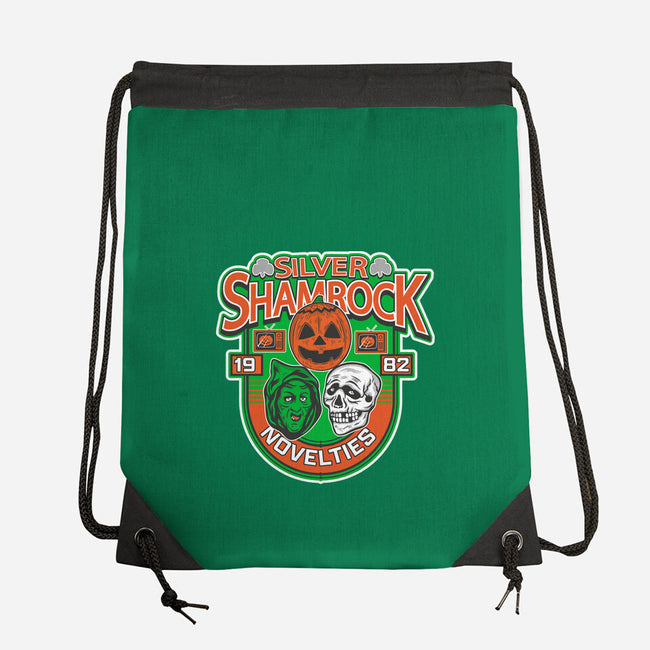 Silver Shamrock-None-Drawstring-Bag-CarloJ1956