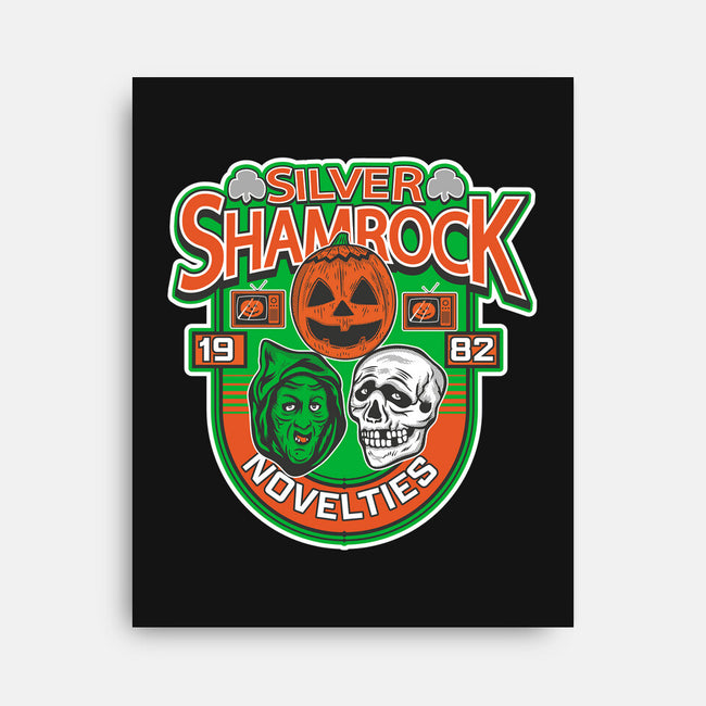 Silver Shamrock-None-Stretched-Canvas-CarloJ1956