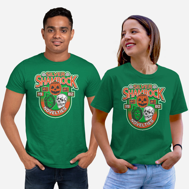 Silver Shamrock-Unisex-Basic-Tee-CarloJ1956