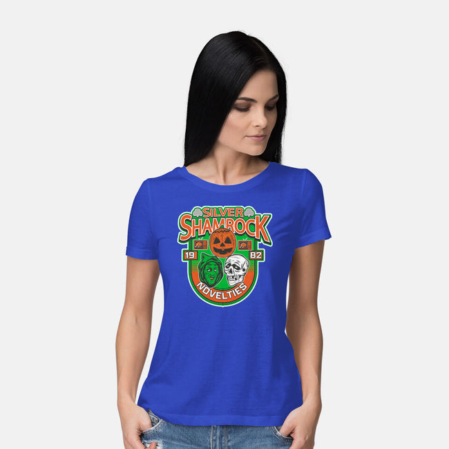 Silver Shamrock-Womens-Basic-Tee-CarloJ1956