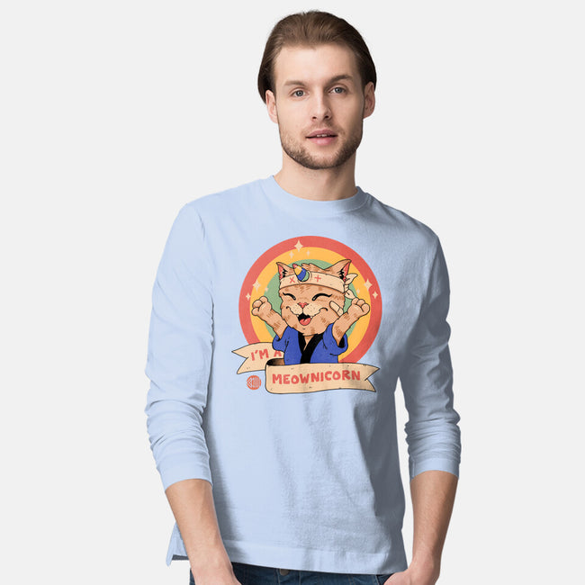 Meow-nicorn-Mens-Long Sleeved-Tee-vp021