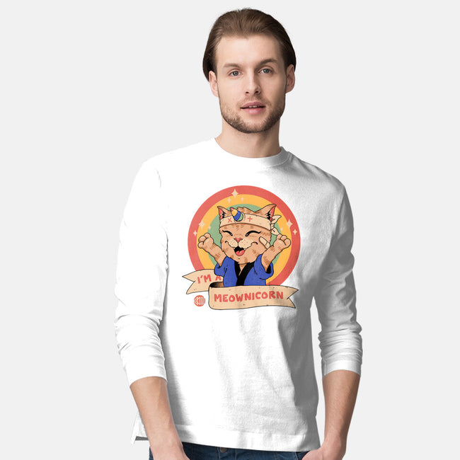Meow-nicorn-Mens-Long Sleeved-Tee-vp021