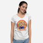 Meow-nicorn-Womens-V-Neck-Tee-vp021