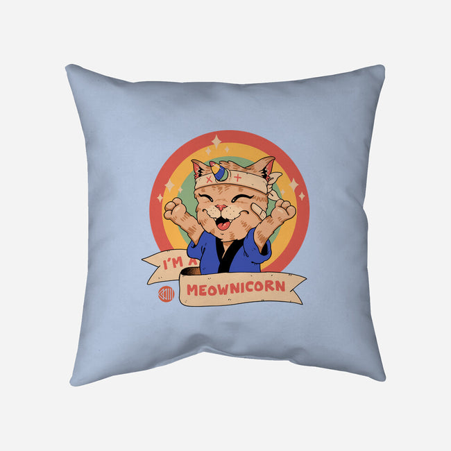 Meow-nicorn-None-Removable Cover w Insert-Throw Pillow-vp021