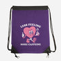 Less Feeling More Caffeine-None-Drawstring-Bag-Nemons