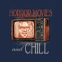 Horror Movies And Chill-Mens-Heavyweight-Tee-glitchygorilla