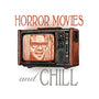 Horror Movies And Chill-Mens-Heavyweight-Tee-glitchygorilla