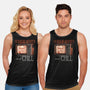 Horror Movies And Chill-Unisex-Basic-Tank-glitchygorilla