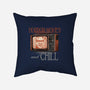 Horror Movies And Chill-None-Removable Cover w Insert-Throw Pillow-glitchygorilla