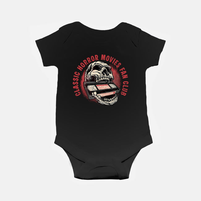 Horror Movies Fan-Baby-Basic-Onesie-glitchygorilla
