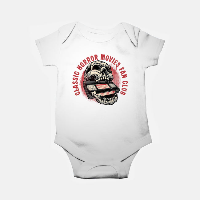 Horror Movies Fan-Baby-Basic-Onesie-glitchygorilla