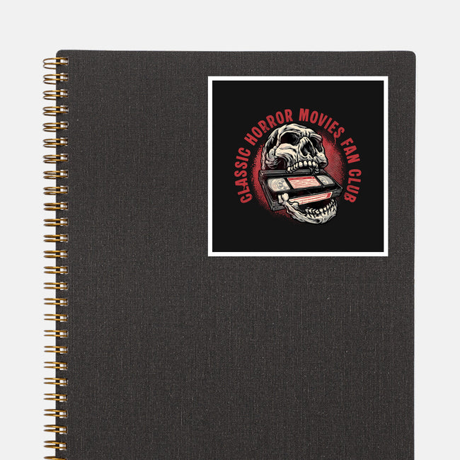 Horror Movies Fan-None-Glossy-Sticker-glitchygorilla