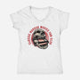 Horror Movies Fan-Womens-V-Neck-Tee-glitchygorilla