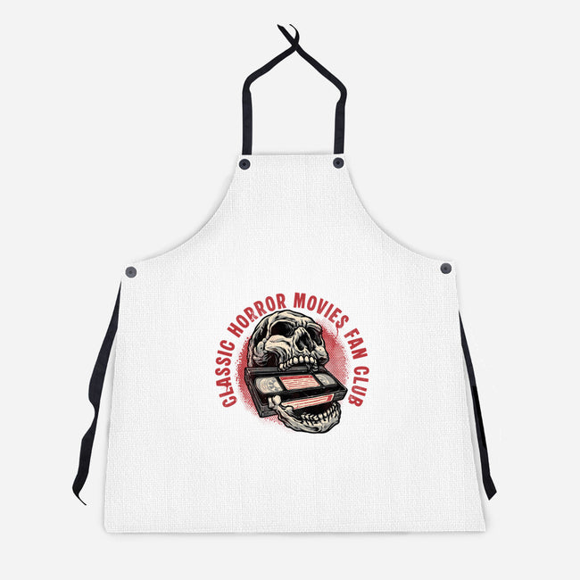 Horror Movies Fan-Unisex-Kitchen-Apron-glitchygorilla