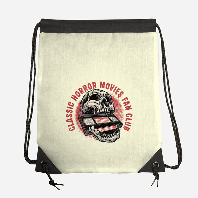 Horror Movies Fan-None-Drawstring-Bag-glitchygorilla