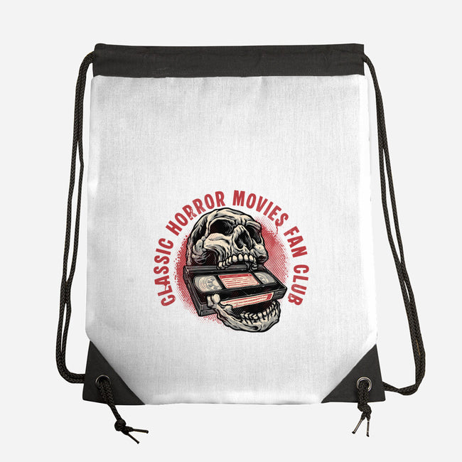 Horror Movies Fan-None-Drawstring-Bag-glitchygorilla