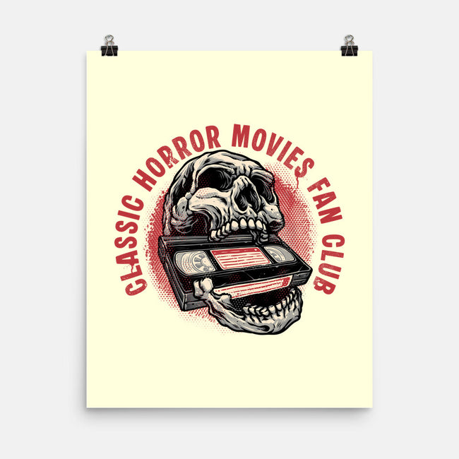 Horror Movies Fan-None-Matte-Poster-glitchygorilla
