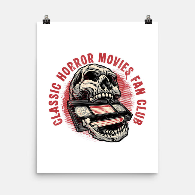 Horror Movies Fan-None-Matte-Poster-glitchygorilla