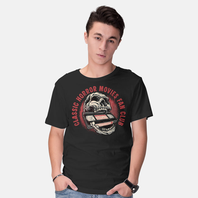 Horror Movies Fan-Mens-Basic-Tee-glitchygorilla