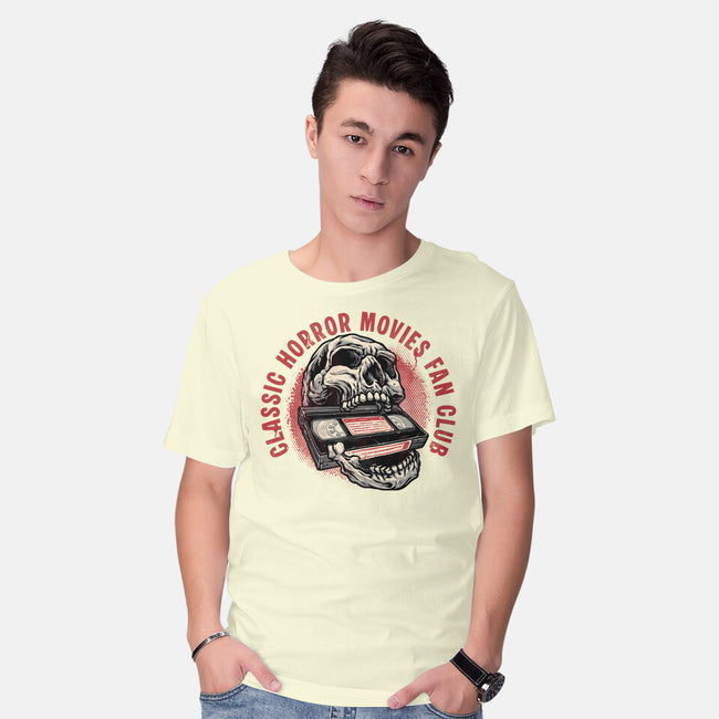 Horror Movies Fan-Mens-Basic-Tee-glitchygorilla