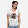 Horror Movies Fan-Womens-V-Neck-Tee-glitchygorilla