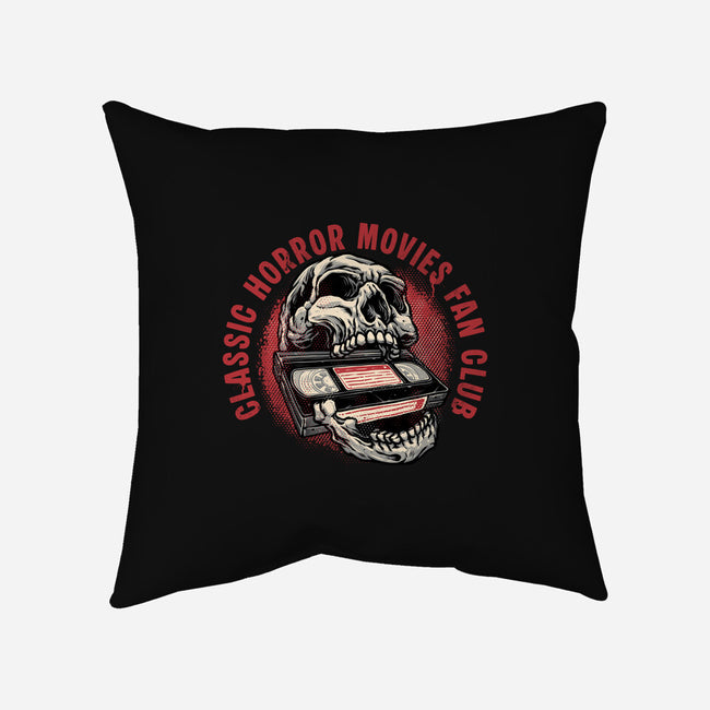 Horror Movies Fan-None-Removable Cover w Insert-Throw Pillow-glitchygorilla
