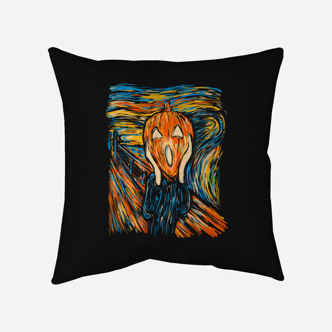 The Halloscream-None-Removable Cover w Insert-Throw Pillow-kharmazero