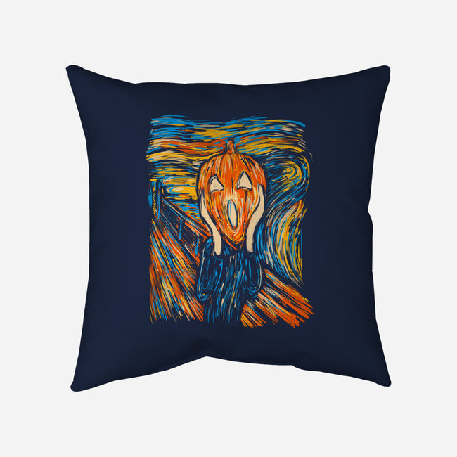 The Halloscream-None-Removable Cover w Insert-Throw Pillow-kharmazero