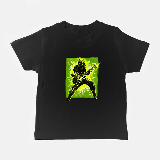 Legendary Guitar Hero-Baby-Basic-Tee-kharmazero
