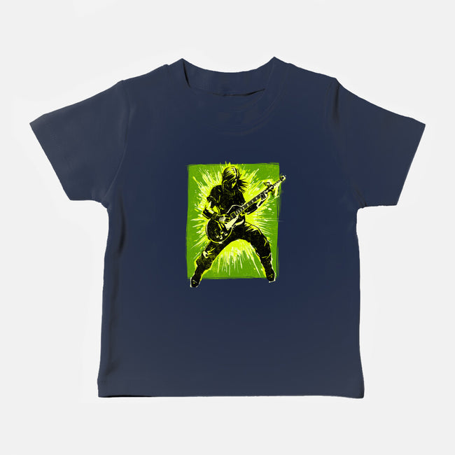 Legendary Guitar Hero-Baby-Basic-Tee-kharmazero