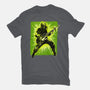 Legendary Guitar Hero-Womens-Fitted-Tee-kharmazero