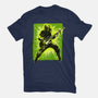 Legendary Guitar Hero-Womens-Fitted-Tee-kharmazero