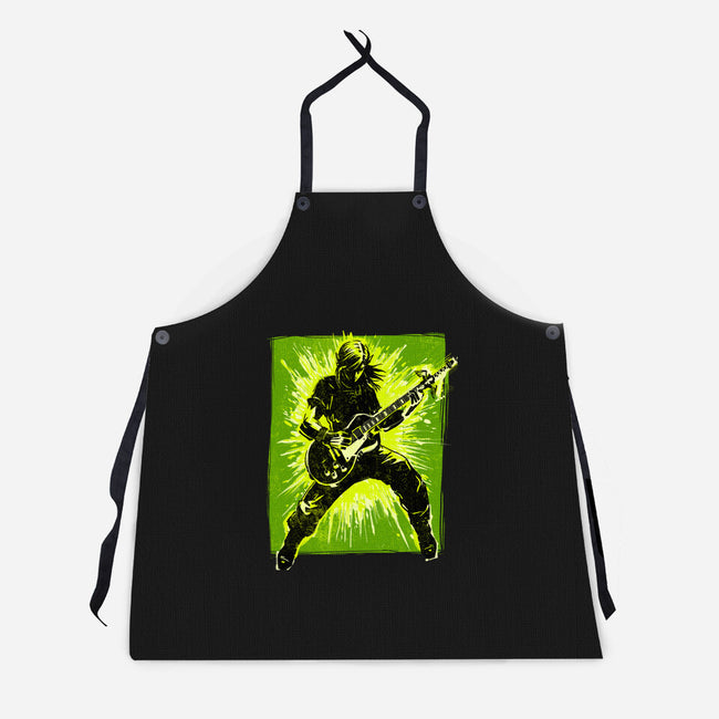 Legendary Guitar Hero-Unisex-Kitchen-Apron-kharmazero