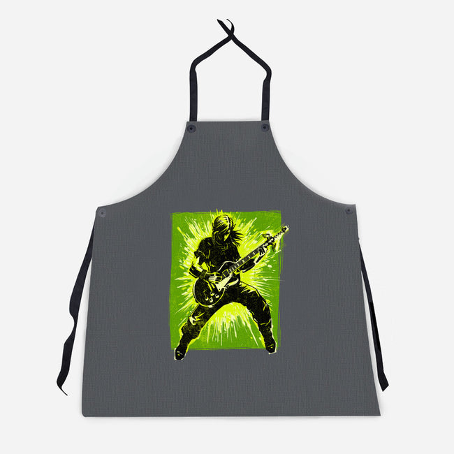 Legendary Guitar Hero-Unisex-Kitchen-Apron-kharmazero