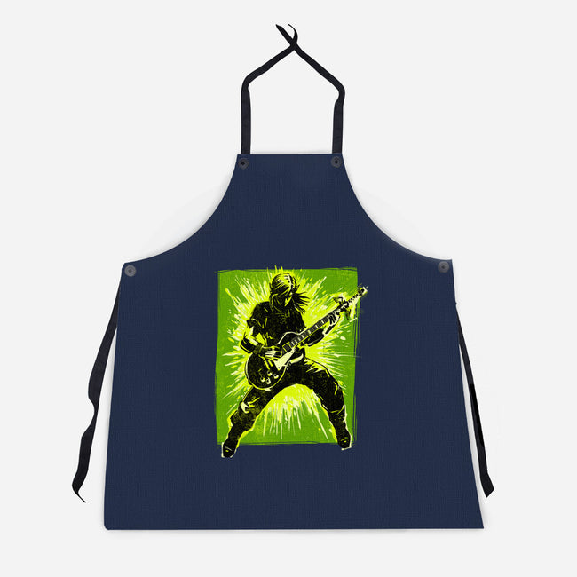 Legendary Guitar Hero-Unisex-Kitchen-Apron-kharmazero