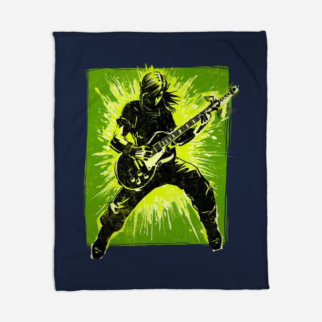 Legendary Guitar Hero-None-Fleece-Blanket-kharmazero