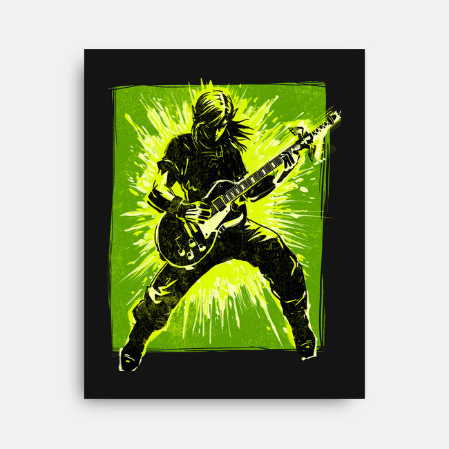 Legendary Guitar Hero-None-Stretched-Canvas-kharmazero