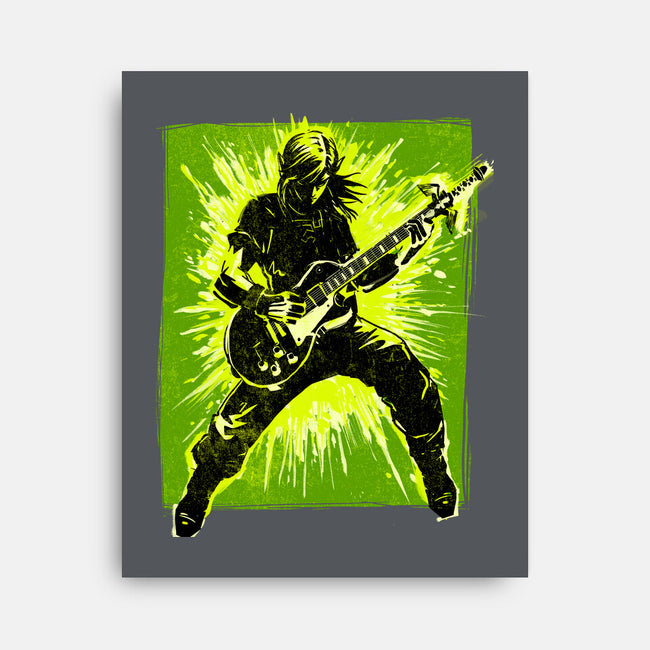 Legendary Guitar Hero-None-Stretched-Canvas-kharmazero