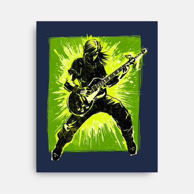 Legendary Guitar Hero-None-Stretched-Canvas-kharmazero