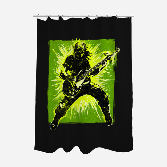 Legendary Guitar Hero-None-Polyester-Shower Curtain-kharmazero