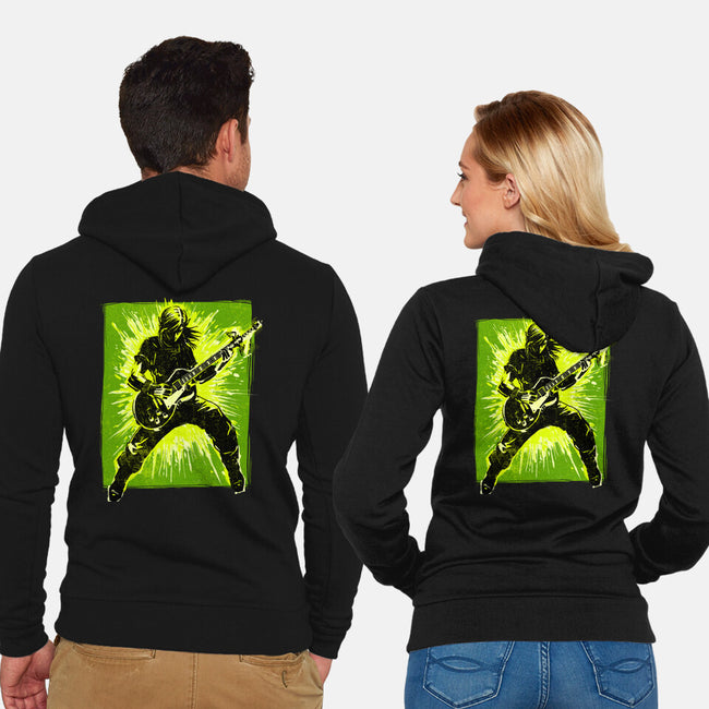 Legendary Guitar Hero-Unisex-Zip-Up-Sweatshirt-kharmazero