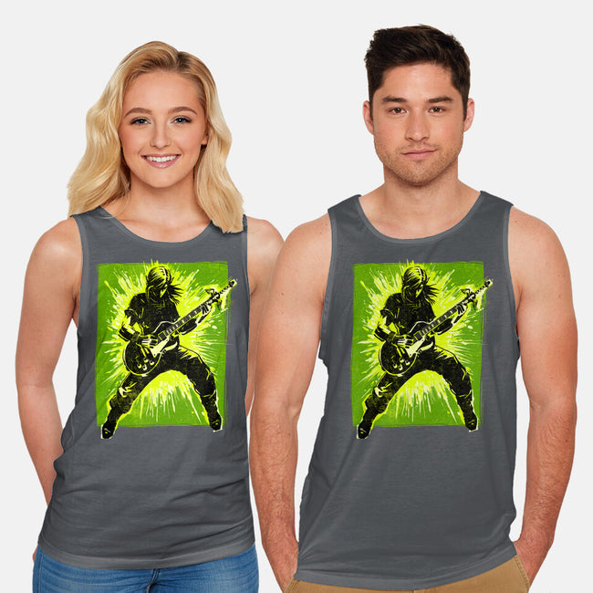 Legendary Guitar Hero-Unisex-Basic-Tank-kharmazero