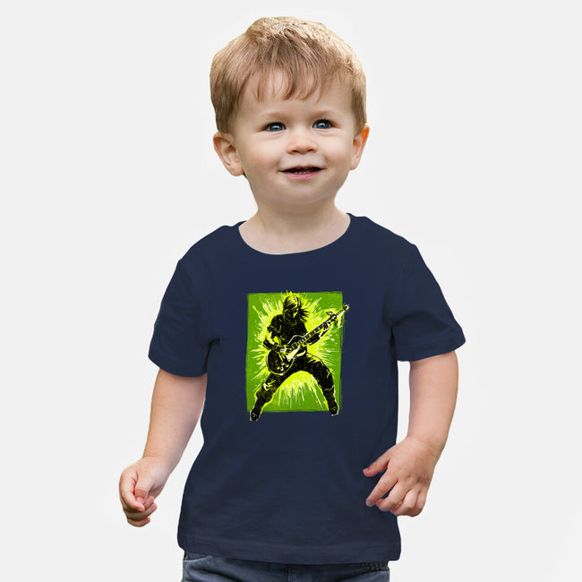 Legendary Guitar Hero-Baby-Basic-Tee-kharmazero