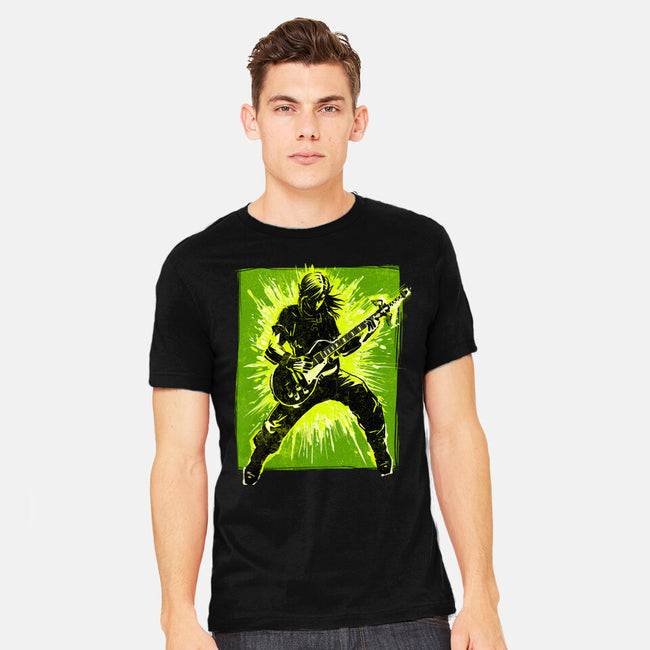 Legendary Guitar Hero-Mens-Heavyweight-Tee-kharmazero
