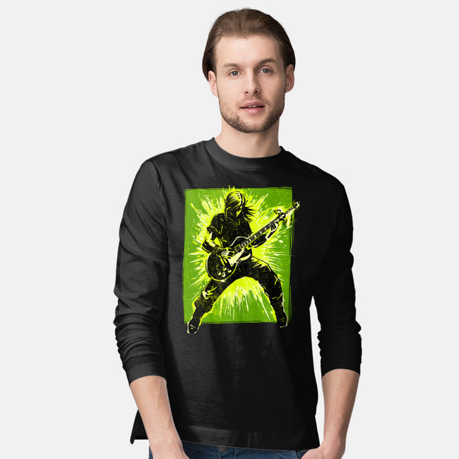 Legendary Guitar Hero-Mens-Long Sleeved-Tee-kharmazero