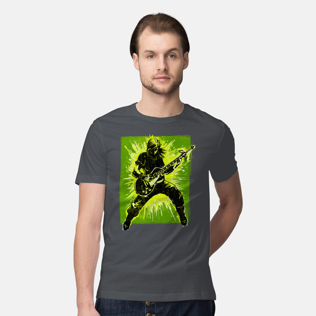 Legendary Guitar Hero-Mens-Premium-Tee-kharmazero
